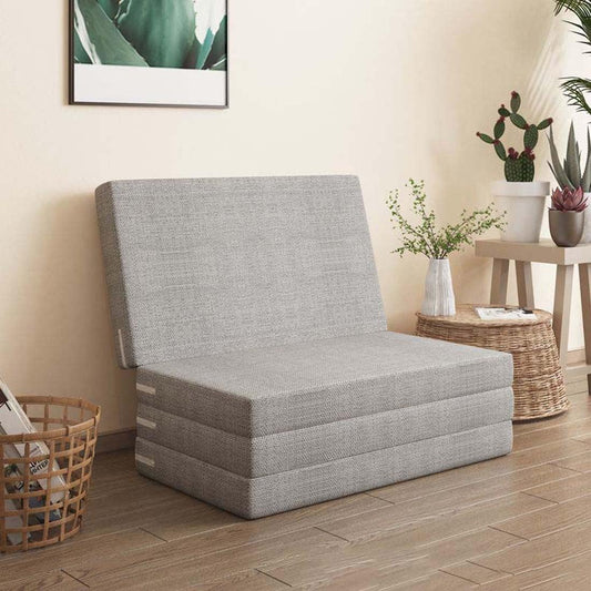 Fauteuil + matelas pliable 2 en 1
